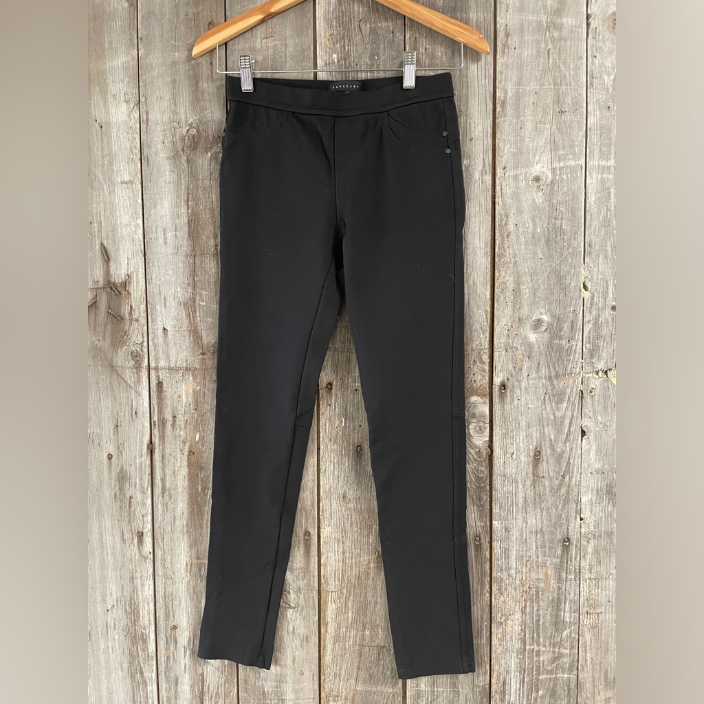 Anthropologie Sanctuary Pull On Black Peg Pants - Size Small